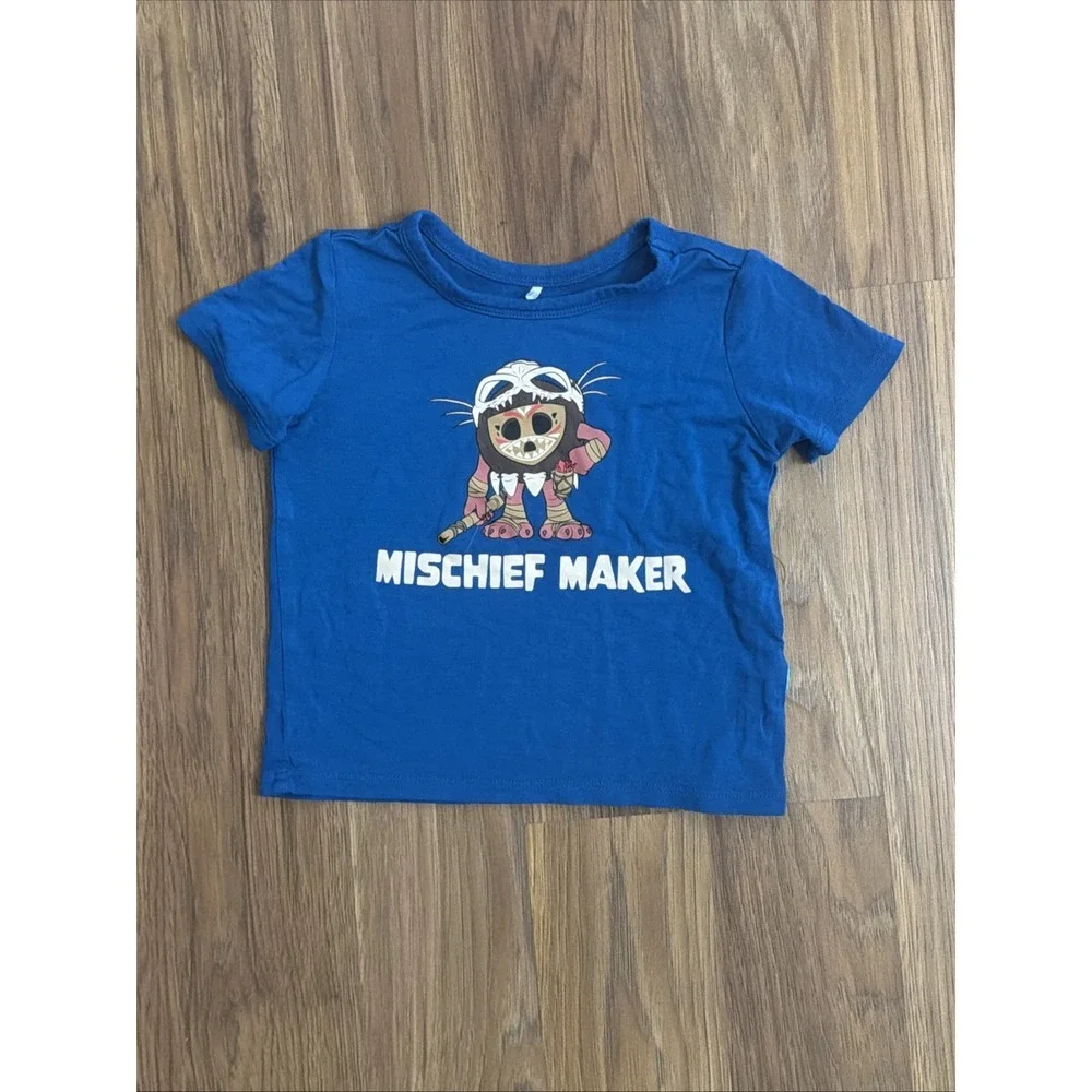 Posh Peanut Disney Moana Kakamora Baby Girls 12-18 Mos Tee Shirt
